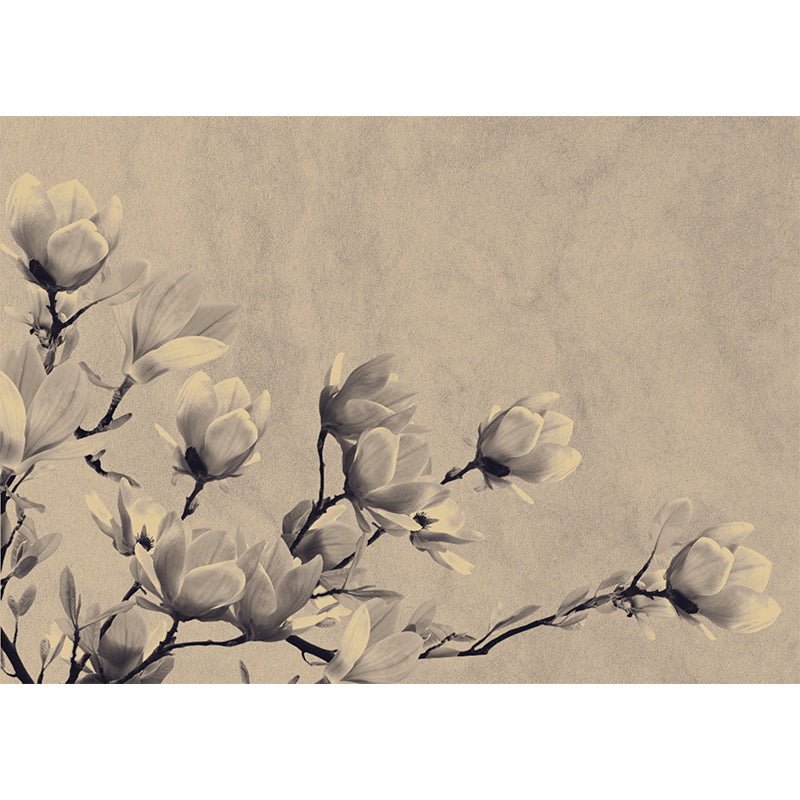 Plant Illustration Mural Wallpaper Environment Friendly Living Room Wall Mural