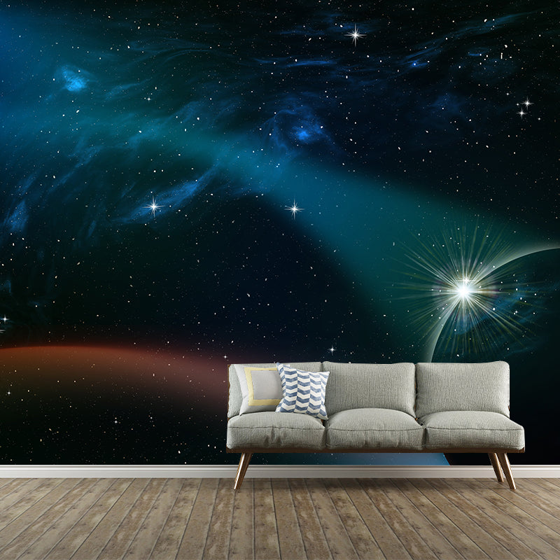 Decorative Photography Mural Wallpaper Starry Sky Indoor Wall Mural