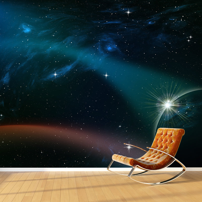 Decorative Photography Mural Wallpaper Starry Sky Indoor Wall Mural