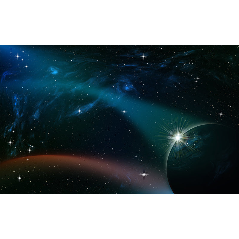 Decorative Photography Mural Wallpaper Starry Sky Indoor Wall Mural