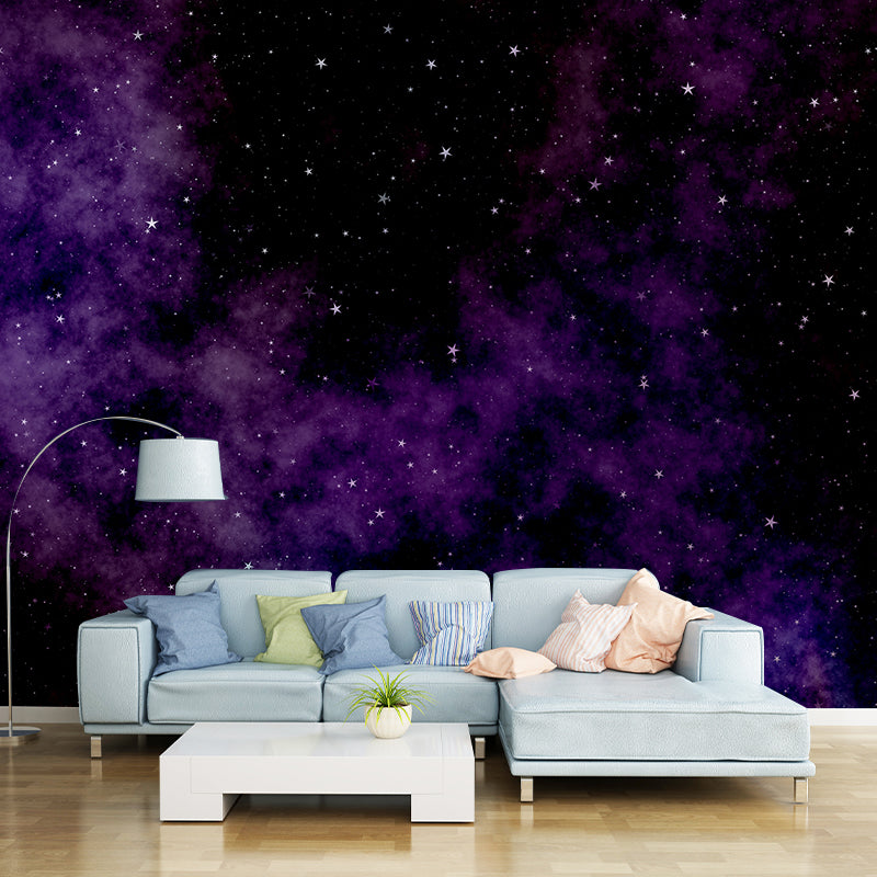 Decorative Photography Mural Wallpaper Starry Sky Indoor Wall Mural