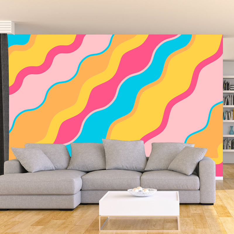 Illustration Mildew Resistant Mural Wallpaper Abstract Indoor Wall Mural