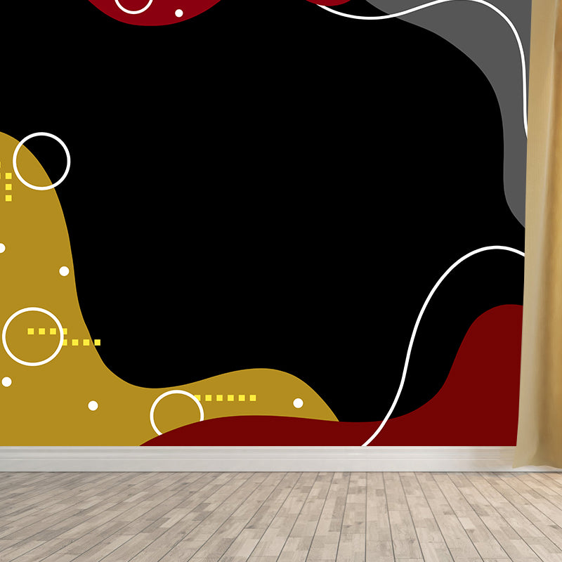 Illustration Mildew Resistant Mural Wallpaper Abstract Indoor Wall Mural