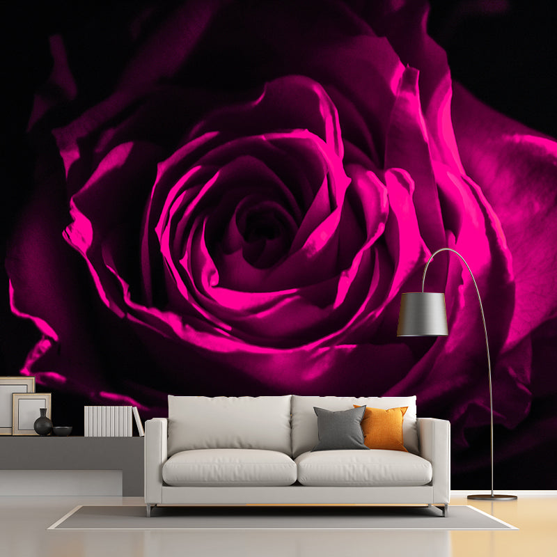 Photography Flower Mural Mildew Resistant Wallpaper Sleeping Room Wall Mural