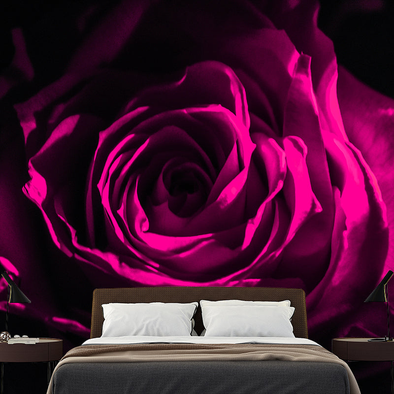 Photography Flower Mural Mildew Resistant Wallpaper Sleeping Room Wall Mural