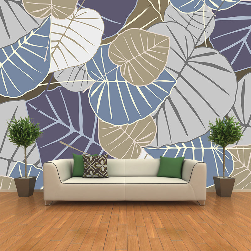 Environment Friendly Mural Wallpaper Plants Illustration Indoor Wall Mural