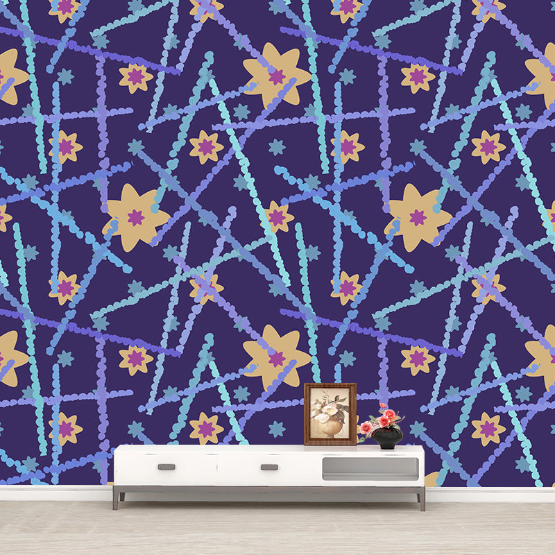 Environment Friendly Mural Wallpaper Plants Illustration Indoor Wall Mural