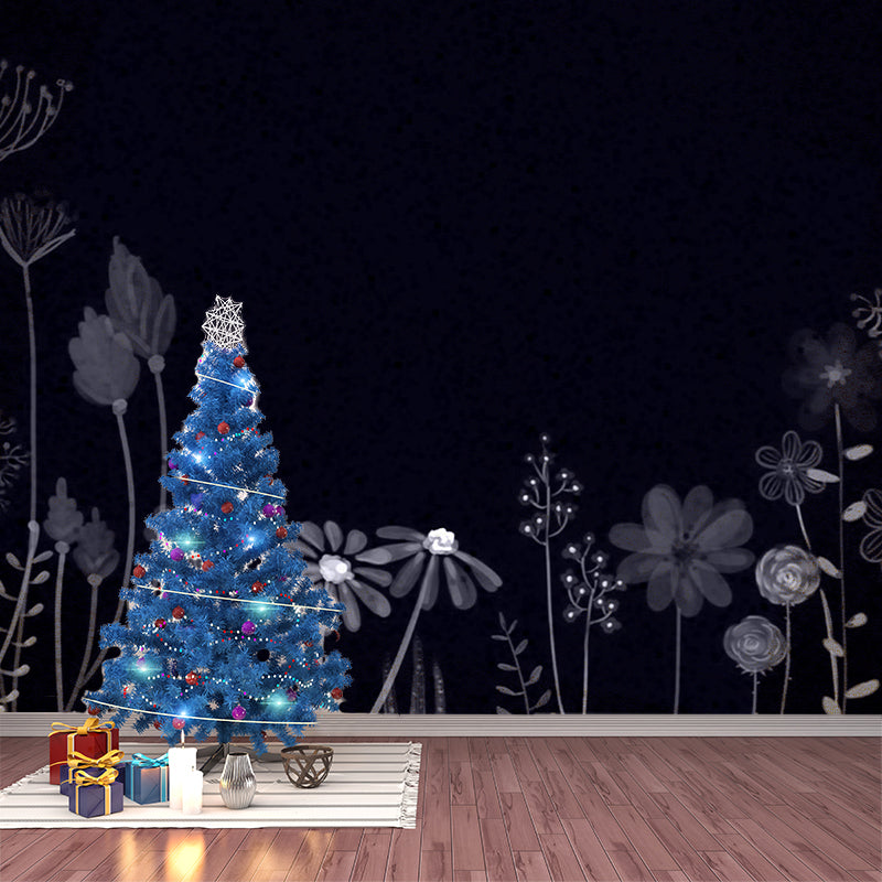 Illustration Environment Friendly Mural Wallpaper Plants Painting Living Room Wall Mural