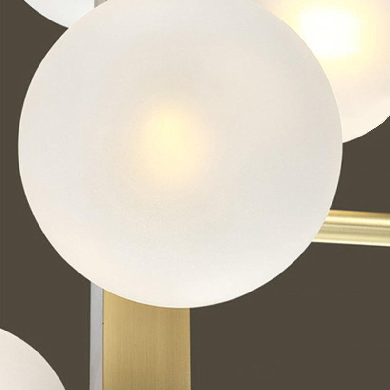 Simplicity Linear Hanging Pendant Lights Glass Pendant Light Fixtures in Gold