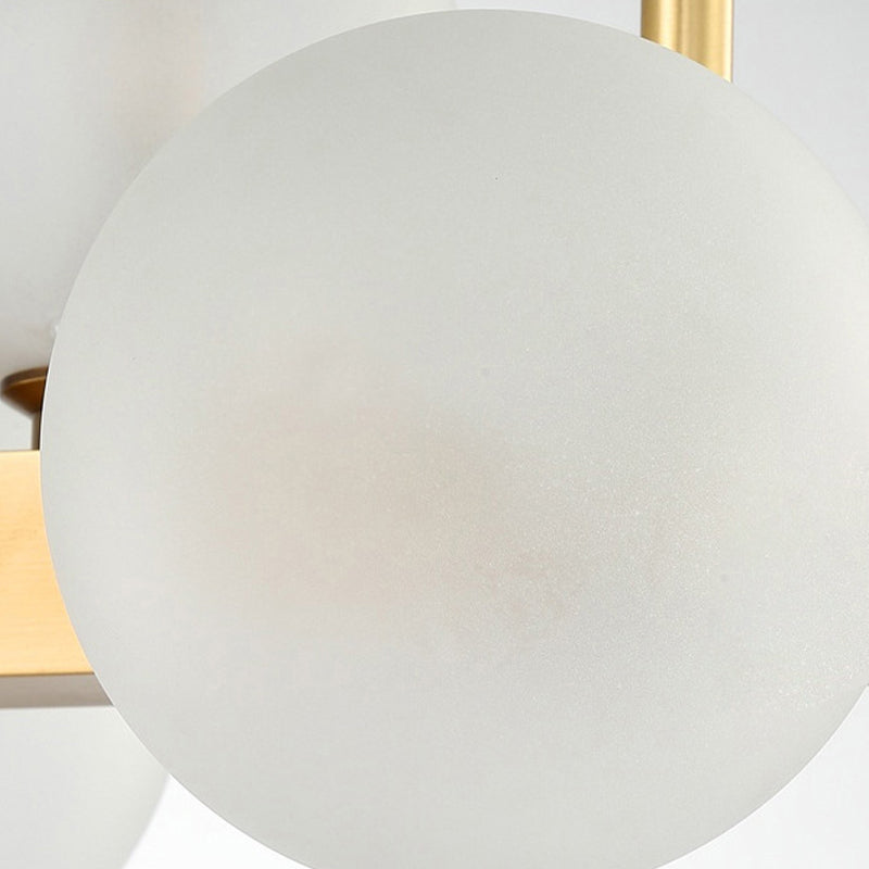Simplicity Linear Hanging Pendant Lights Glass Pendant Light Fixtures in Gold