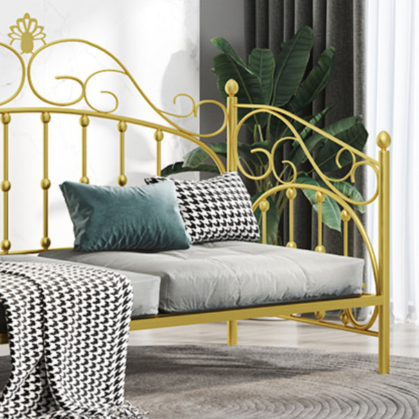 Scandinavian Daybed in Iron with Open-Frame Headboard Princess Theme Bed