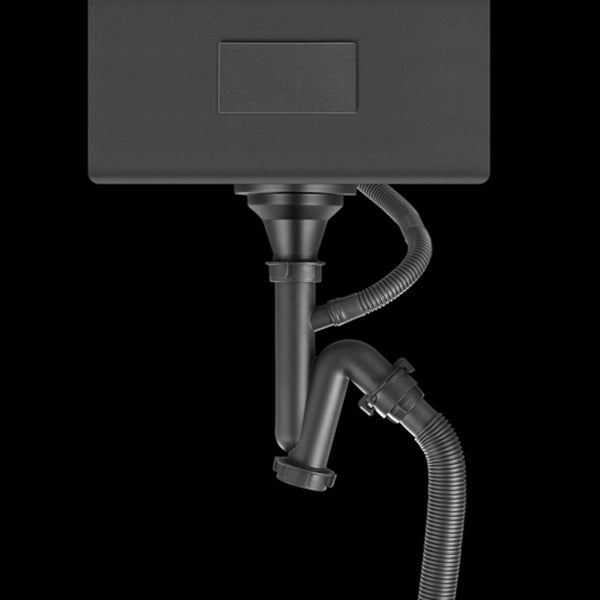 Contemporary Style Kitchen Sink Stainless Steel Overflow Hole Design Kitchen Sink