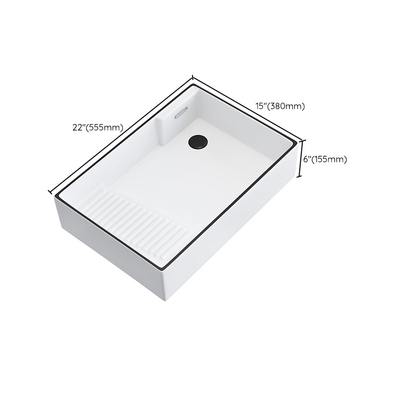 Porcelain Trough Bathroom Sink Traditional Trough Bathroom Sink With Basin