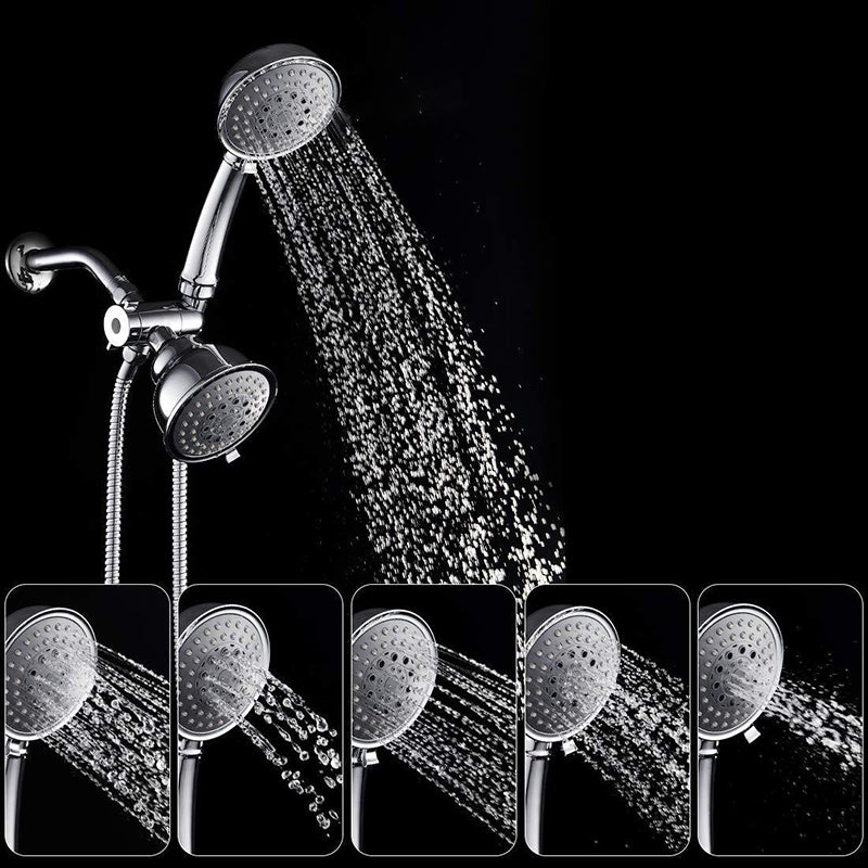 Traditional Style Shower Head Double Bathroom Shower Heads with Round Shape