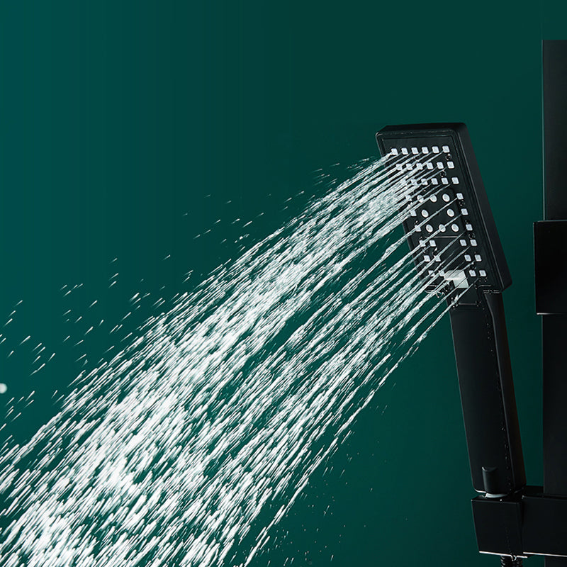 Contemporary Style Shower System Spot Resist Wall Mounted Copper Shower System