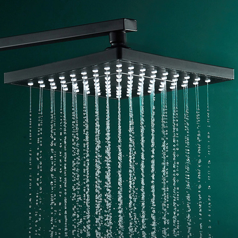 Contemporary Style Shower System Spot Resist Wall Mounted Copper Shower System