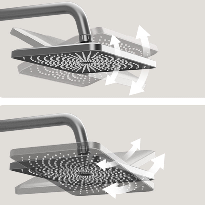 Contemporary Style Shower System Copper Spot Resist Wall Mounted Shower System