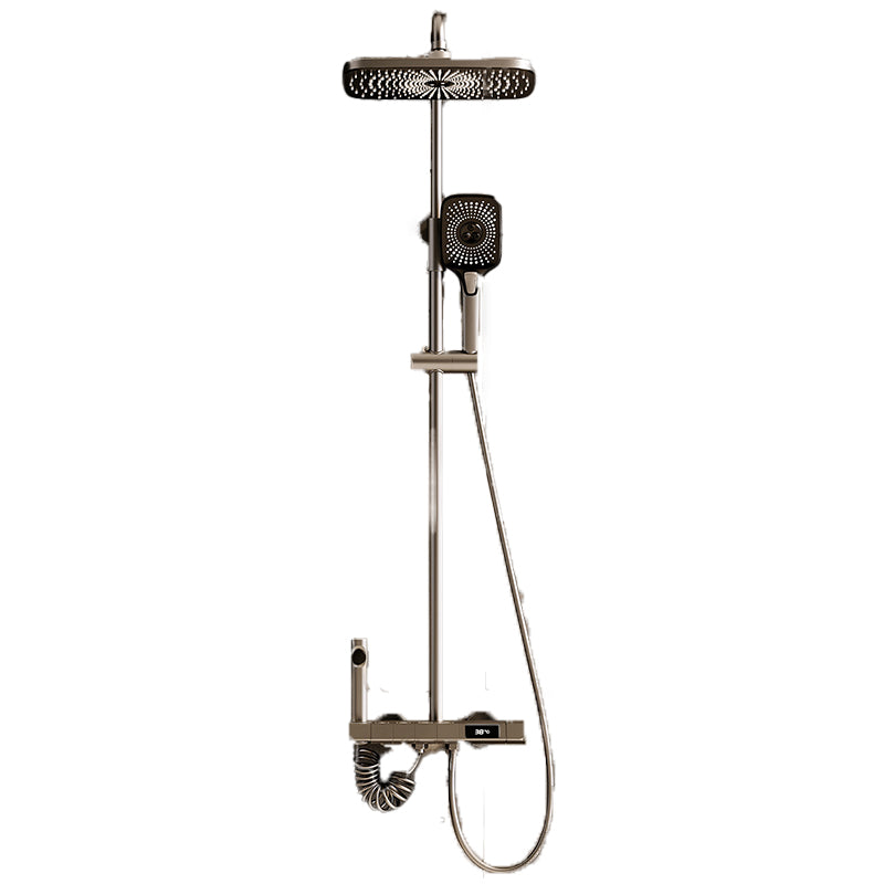Modern Style Shower System Spot Resist Wall Mounted Rain Shower System