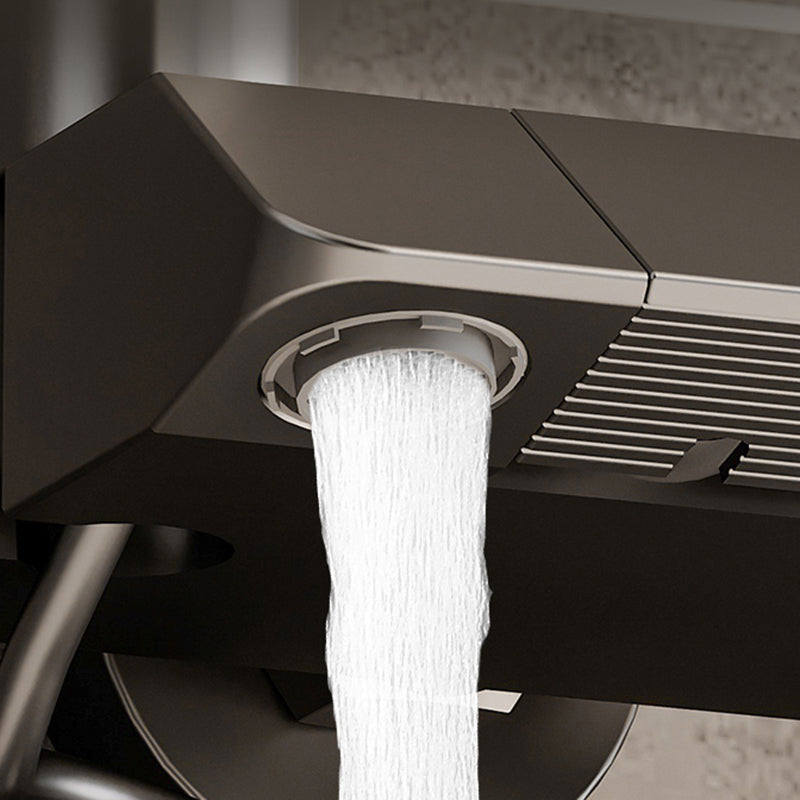 Modern Style Shower System Spot Resist Wall Mounted Rain Shower System