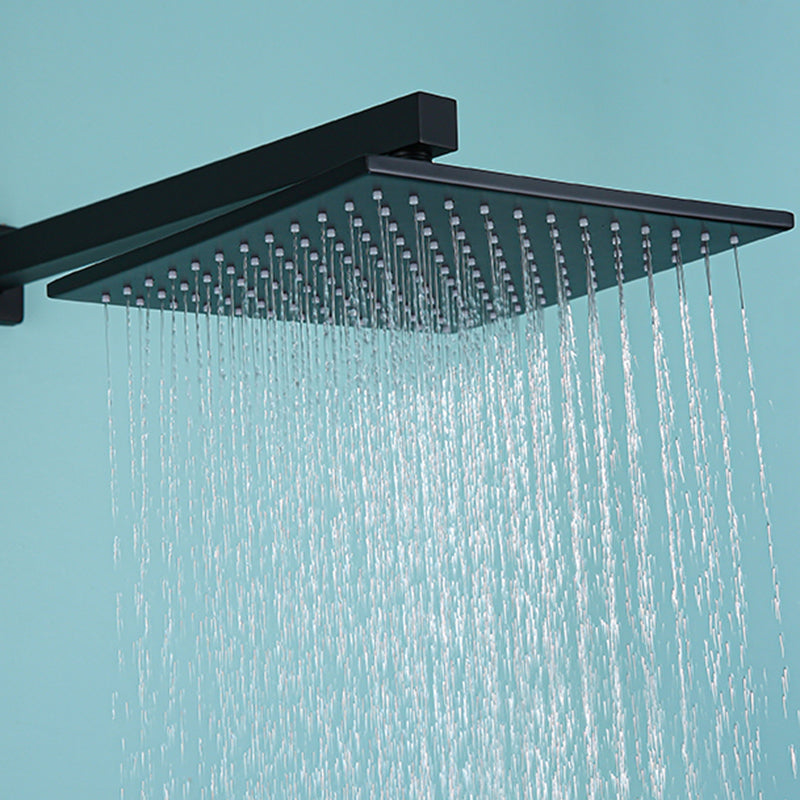 Modern Style Copper Shower System Spot Resist Ceiling Mounted Shower System
