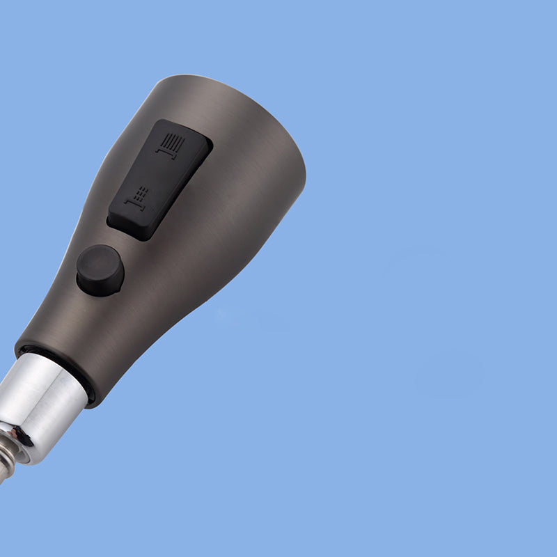 Contemporary Style Kitchen Faucet Copper 1-Handle Retractable High Arc Kitchen Faucet