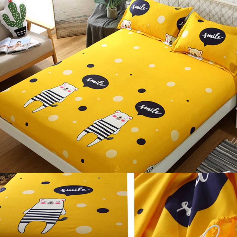 Animal Print Sheet Set 1-Piece Polyester 12" Deep Pocket Bed Sheet