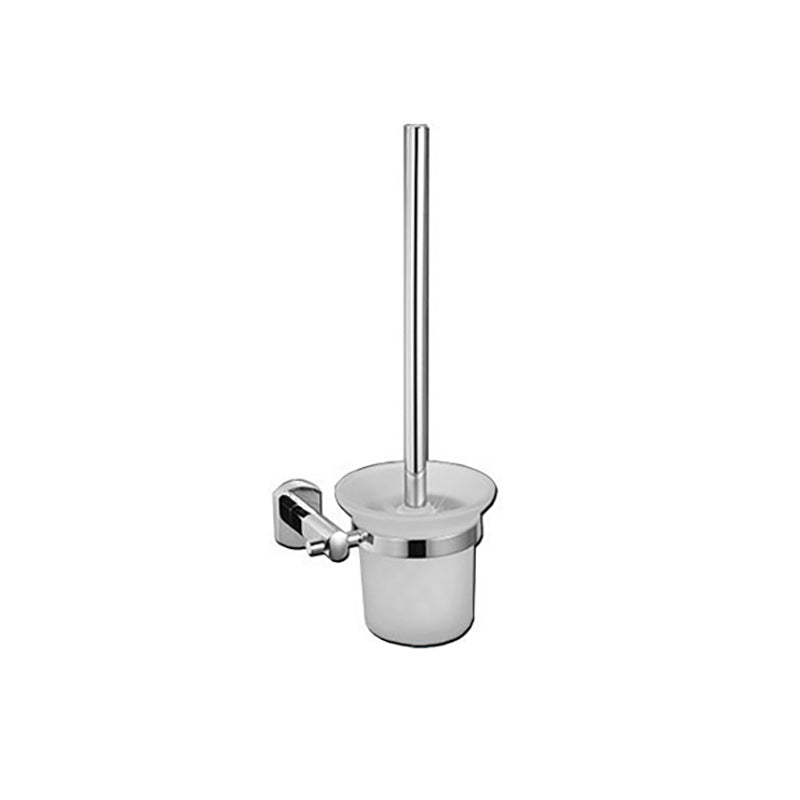 Polished Chrome Modern Bathroom Accessory Set Silver Towel Bar/Bath Shelf