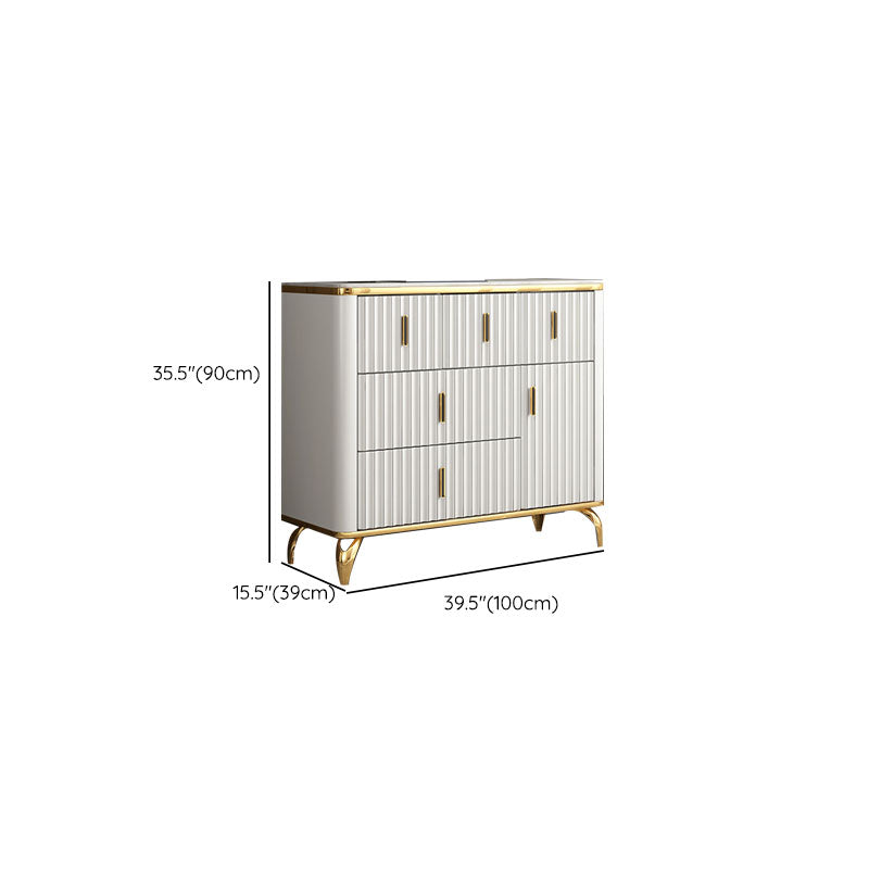 15.21-inch W Contemporary Storage Chest Stone Storage Chest Dresser