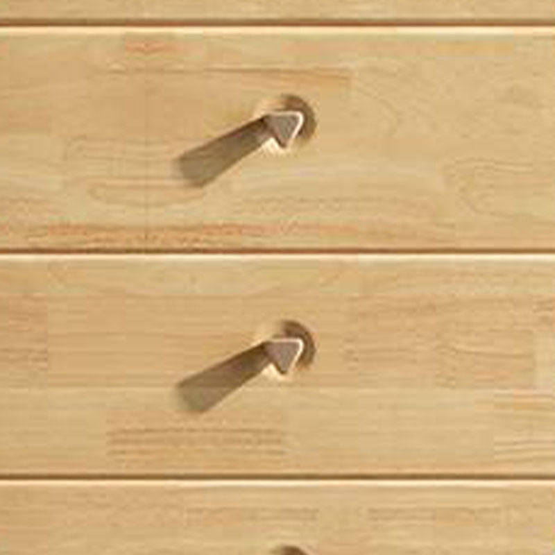 Glam Vertical Solid Wood Storage Chest Bedroom Chest with Drawers