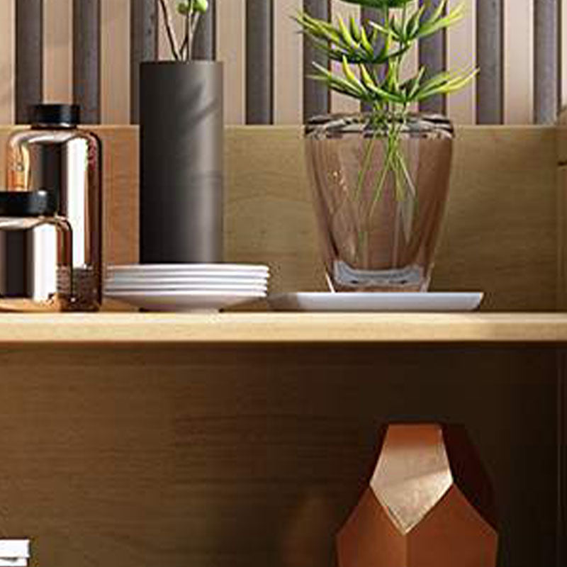 Glam Vertical Solid Wood Storage Chest Bedroom Chest with Drawers