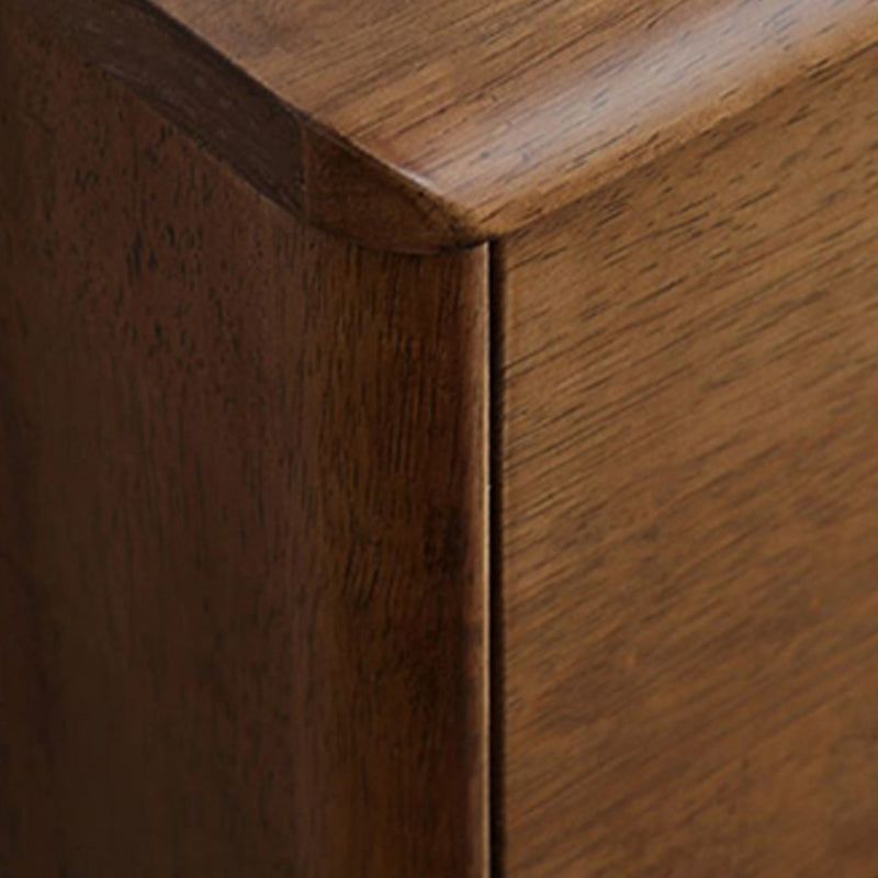 Contemporary Rubber Wood Storage Chest Bedroom Chest with Legs