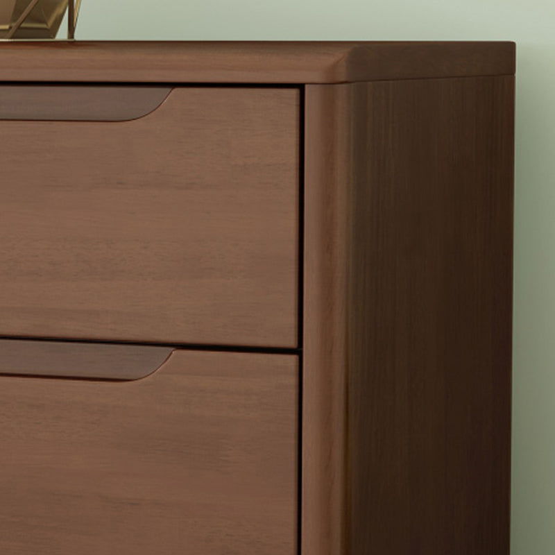 Contemporary Rubber Wood Storage Chest Bedroom Chest with Legs