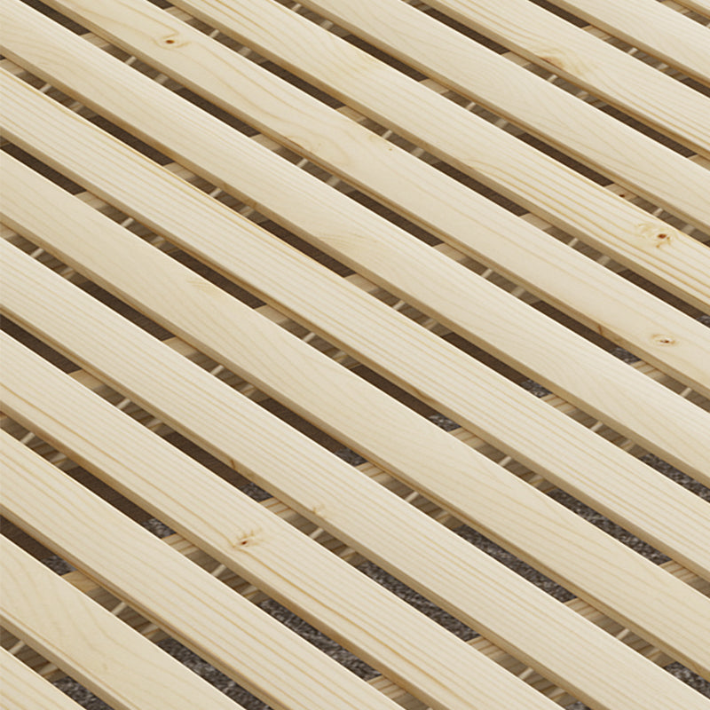 Modern White Platform Bed Solid Wood Platform Bed Frame with Headboard