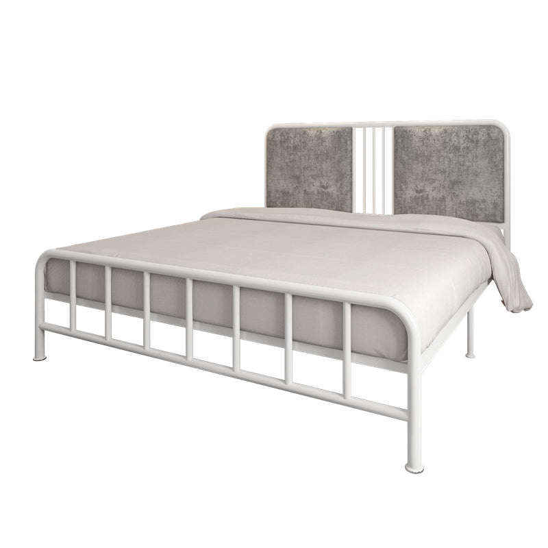 Upholstered Metal Open-Frame Bed 43.3-In High Golden Bed Frame