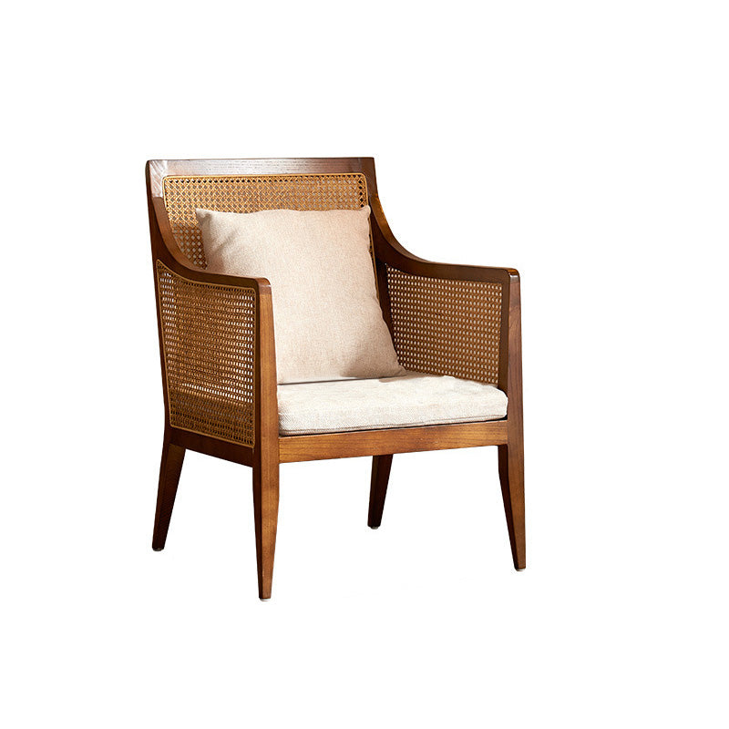 Mid-century Accent Armchair Removable Cushions Accent Room Chair