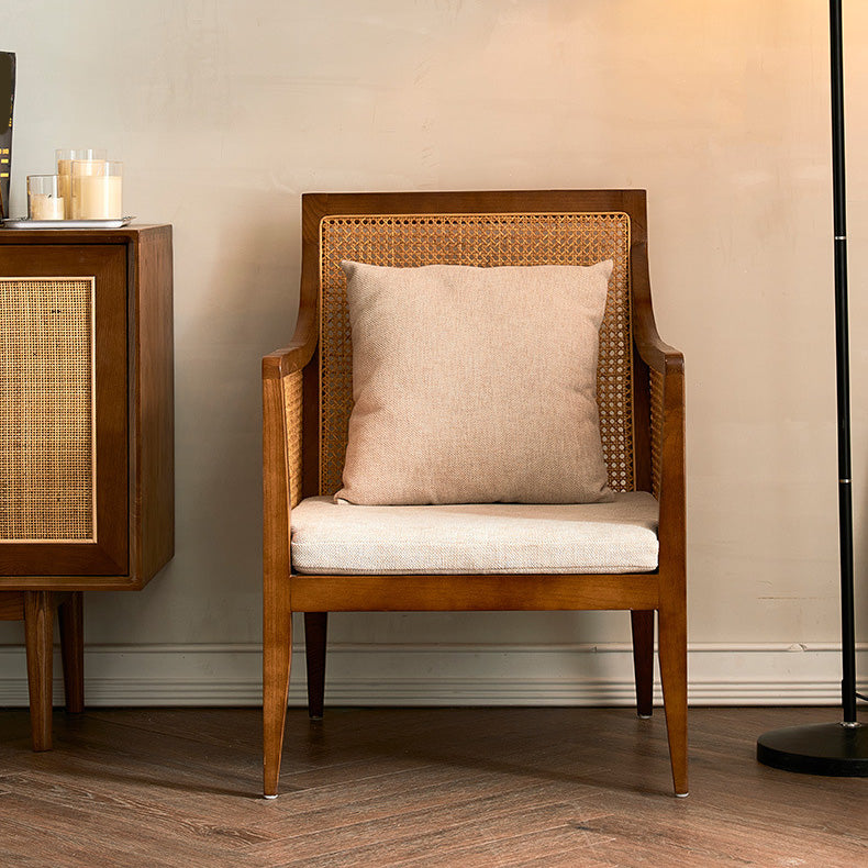 Mid-century Accent Armchair Removable Cushions Accent Room Chair