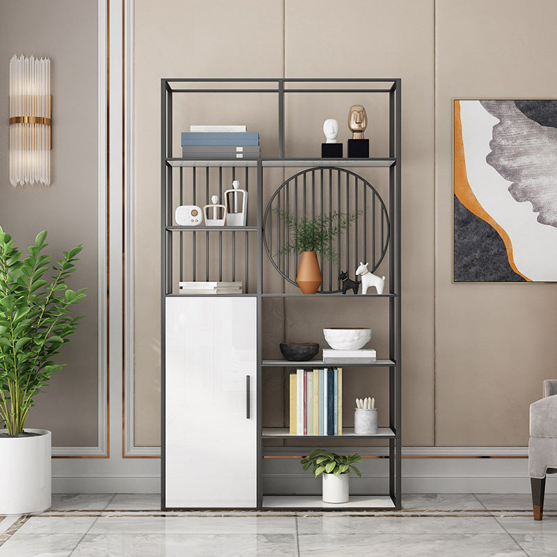 Glam Antique Finish Shelf Bookcase Etagere Bookshelf with Shelves