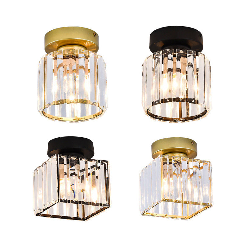 Ultra-Contemporary Flush Mount Ceiling Light Crystal Flush Light for Corridor