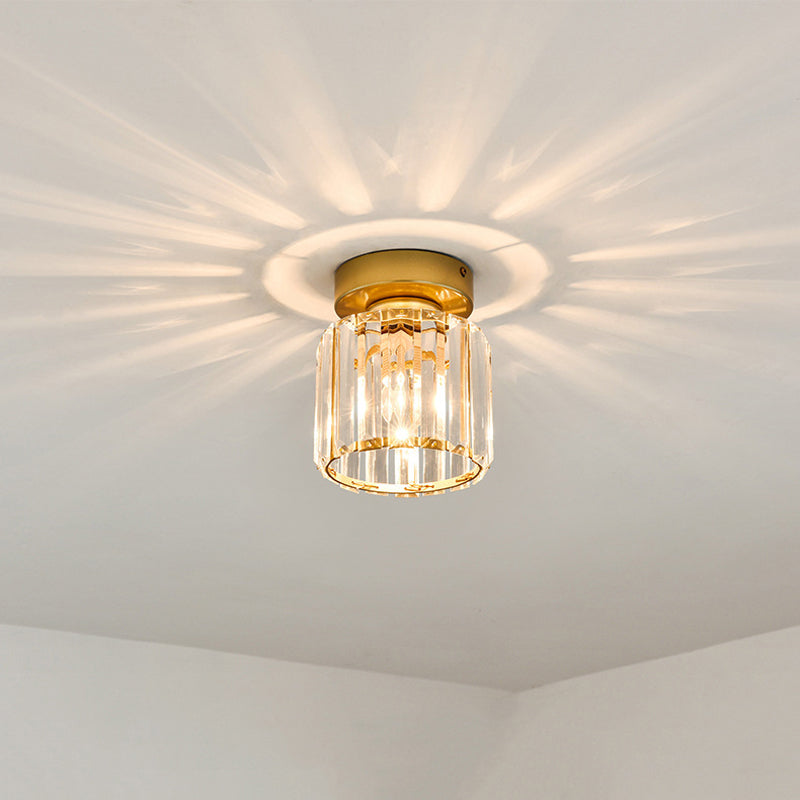 Ultra-Contemporary Flush Mount Ceiling Light Crystal Flush Light for Corridor
