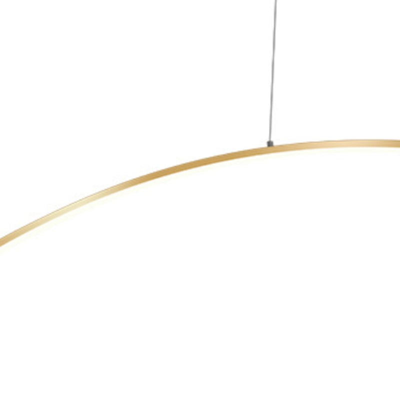 Golden Ceiling Light Contemporary LED Kitchen Island Lighting for Foyer