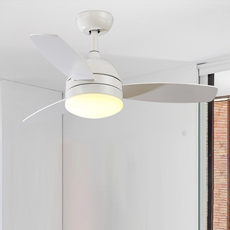 Kids Style 1 - Light Fan Light 3 Wood Blades Ceiling Fan Fixture