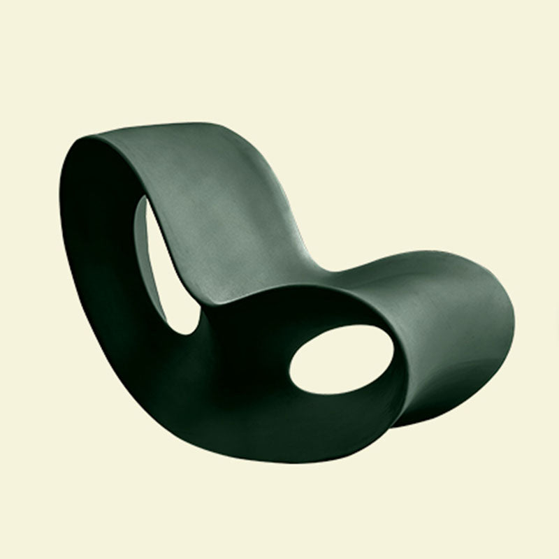 Contemporary Rocking Chair Acrylic Solid Color Indoor Rocking Chair without Armrest