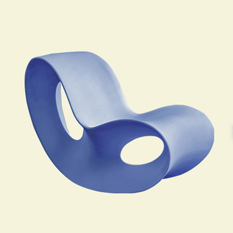 Contemporary Rocking Chair Acrylic Solid Color Indoor Rocking Chair without Armrest