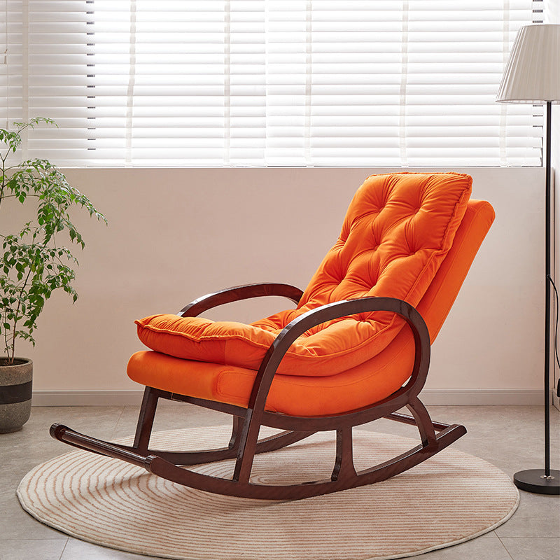 Contemporary Style Sofa Rocking Chair Wooden Indoor Rocking Chair for Living Room