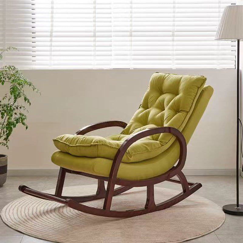 Contemporary Style Sofa Rocking Chair Wooden Indoor Rocking Chair for Living Room