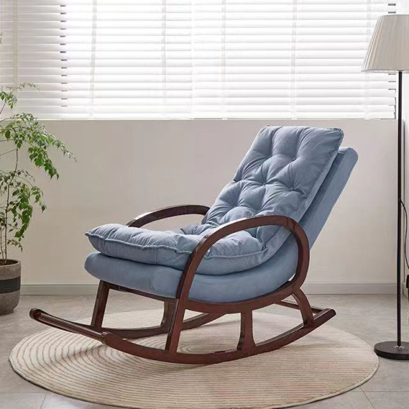 Contemporary Style Sofa Rocking Chair Wooden Indoor Rocking Chair for Living Room