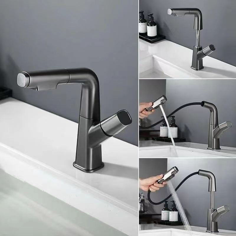 Rotatable Modern Sink Faucet Knob Handle Faucet for Bathroom