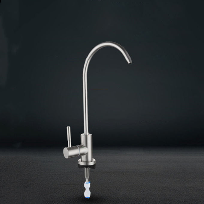 Modern 1-Handle Faucet with Water Dispenser 1-Hole Standard Kitchen Faucet