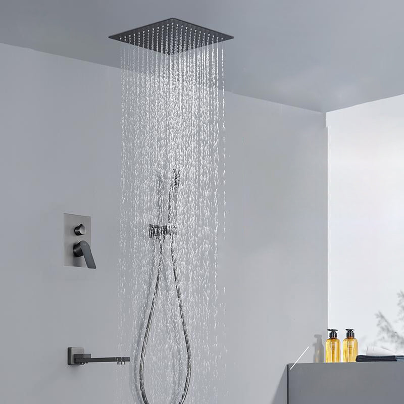 Modern Shower Trim Brass Handheld Shower Head Ceiling Mounted Shower System