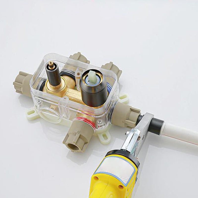 Modern Shower Trim Brass Handheld Shower Head Ceiling Mounted Shower System